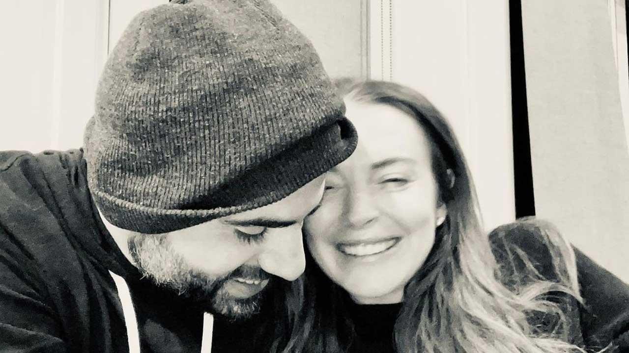 Lindsay Lohan announces engagement to boyfriend Bader Shammas with a series of loved-up pictures