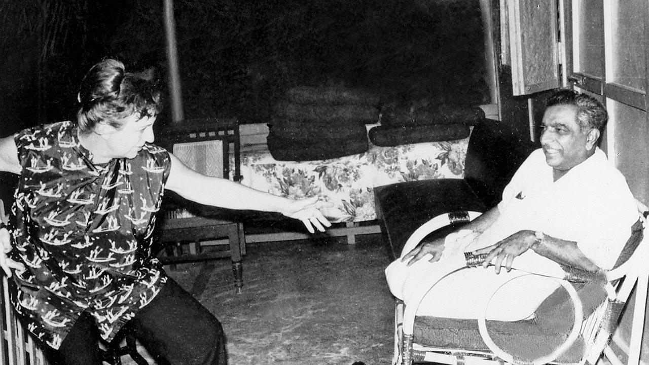 Mary and Homi Wadia at one of the legendary parties in their Juhu shack