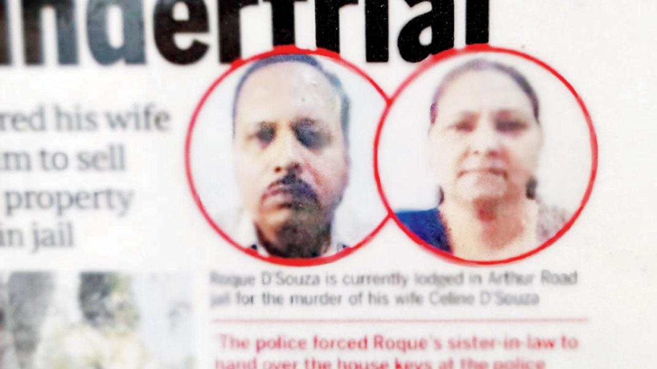 A clip of one of mid-day’s report from 2018 with photos of Roque and Violet D’Souza