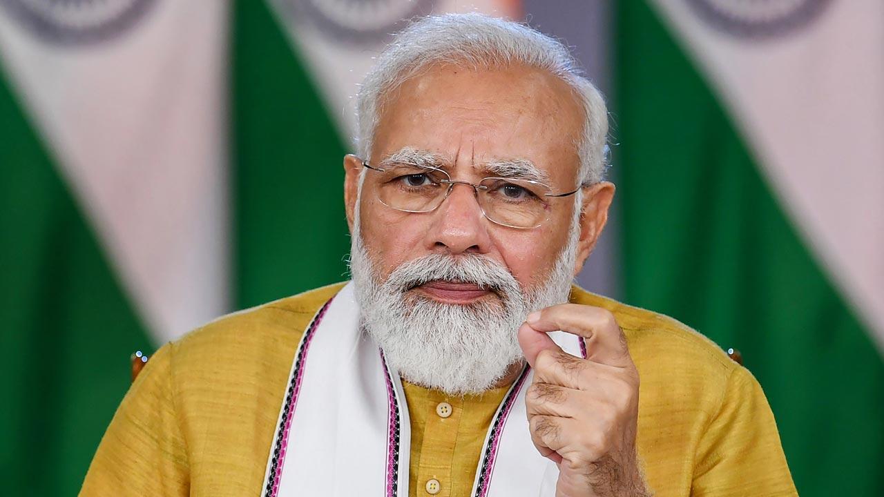 PM Narendra Modi greets people on Diwali
