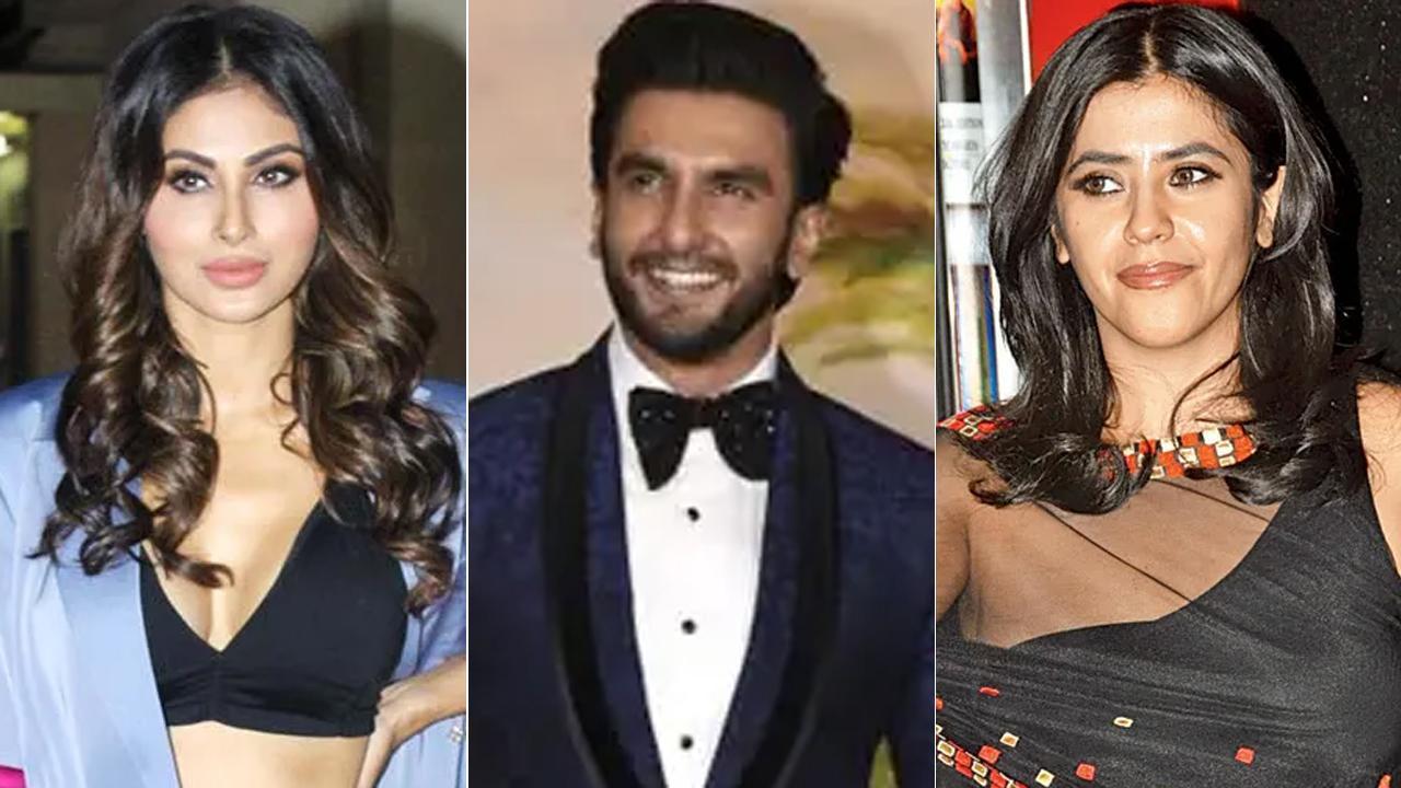 'The Big Picture': Ranveer Singh does the 'Naagin' dance for Ekta Kapoor, Mouni Roy