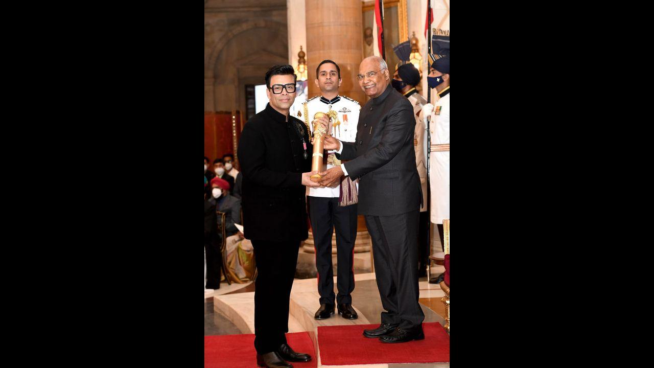 Bollywood director-producer Karan Johar awarded Padma Shri. Pic/Pallav Paliwal
