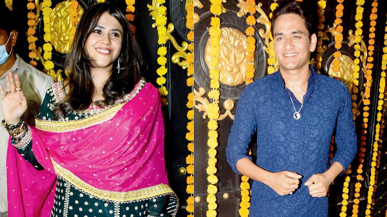 Ekta Kapoor and Vikas Gupta