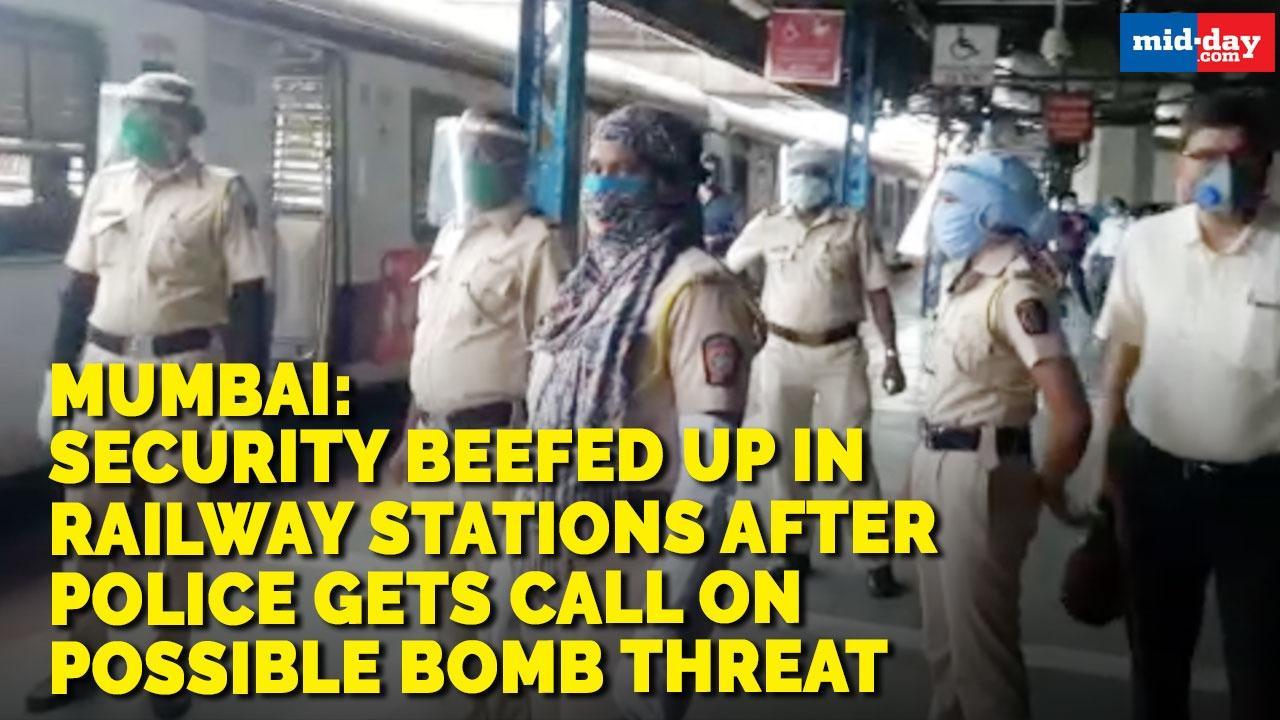 Security beefed up in railway stations after police gets call on bomb threat