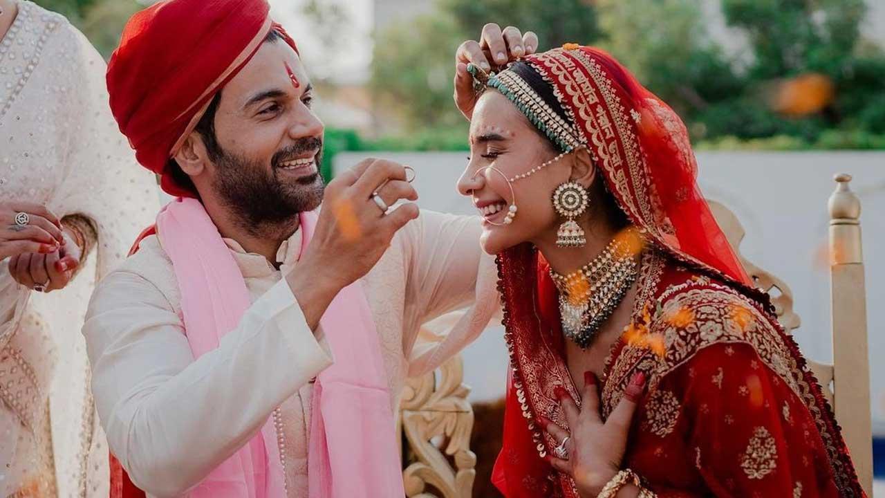INSIDE VIDEO: Patralekhaa applies sindoor to Rajkummar Rao; clip goes viral