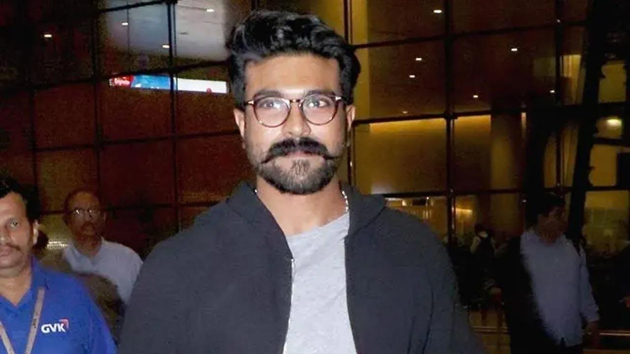 Telugu star Ramcharan Teja visits late actor Puneeth Rajkumar's residence