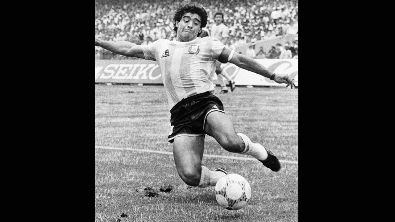 Maradona. Pic/Getty Images