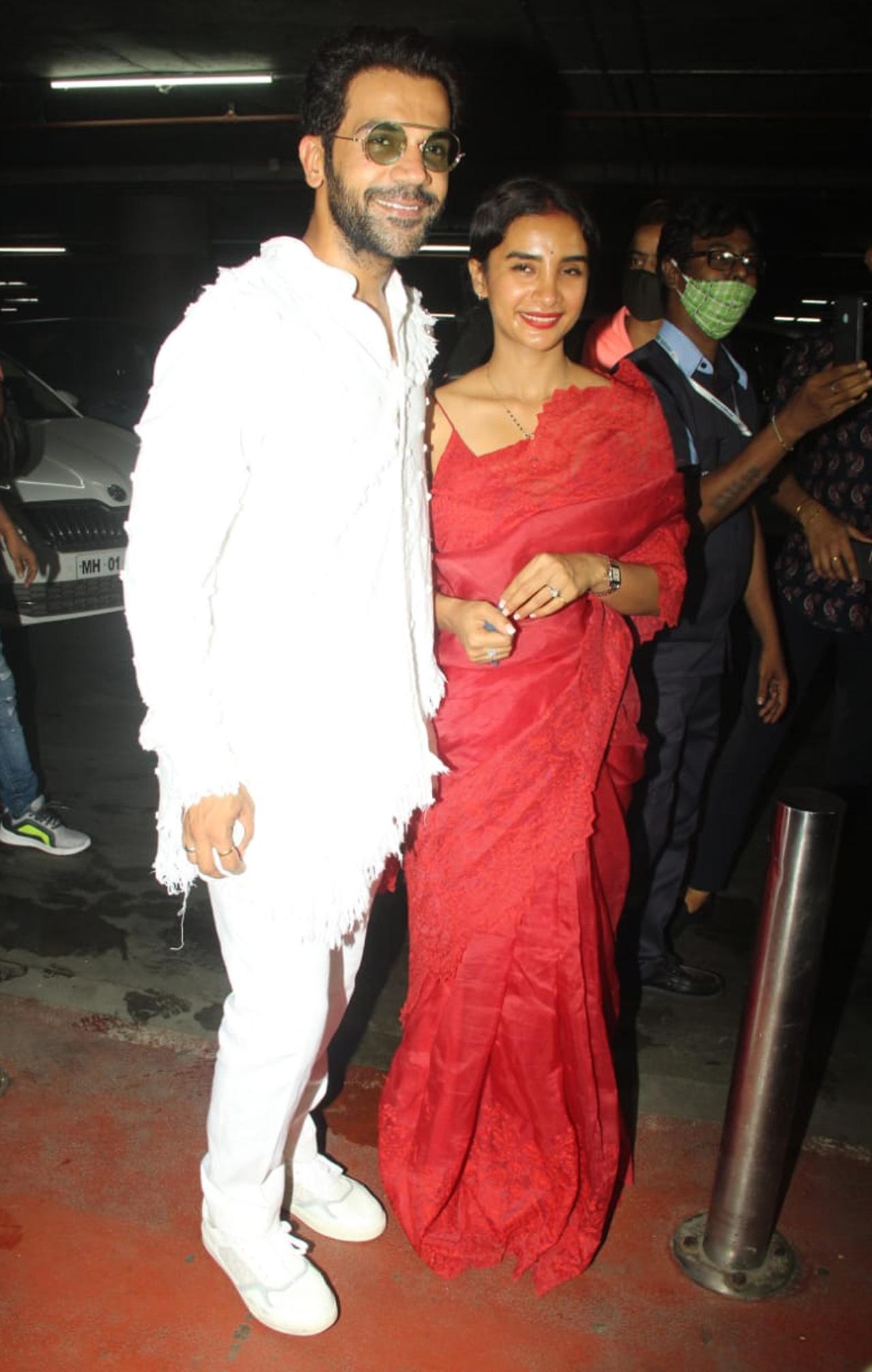 Since Rajkummar Rao and Patralekhaa are extremely private people, they requested their friends and family to not click pictures and videos on their phones. The couple wanted to be the first ones to share their special news with their fans. Which means the fans may have to wait a little longer to see some more inside pictures and videos from the star couple's wedding ceremony.
