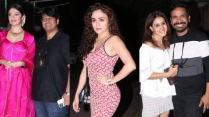 Divya Khosla Kumar, Amruta Khanvilkar at Satyameva Jayate 2 special screening