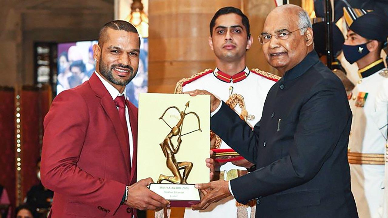 Shikhar Dhawan on Arjuna award: Happy to realize that my work is appreciated