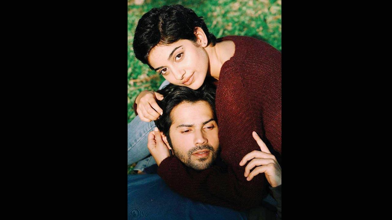 Banita Sandhu and Varun Dhawan in October (2018)
