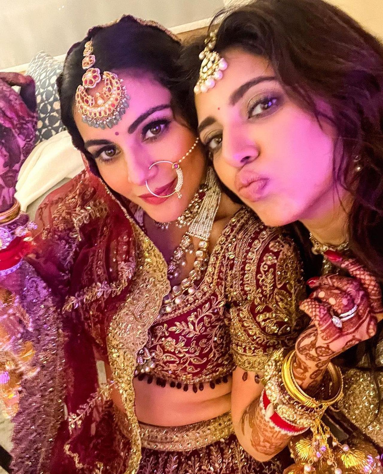 Celebrity stylist Neha Adhvik Mahajan and good friend of the recent bride of Tinsel Town Shraddha Arya, shared some stunning and gorgeous pictures of her on Instagram and gave a glimpse of her wedding festivities, from the wedding to the Mehendi ceremony.
