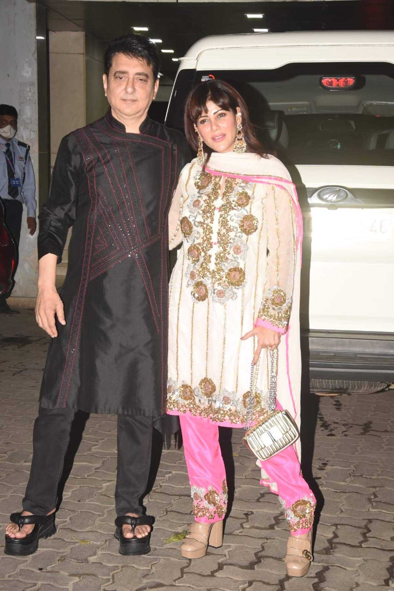 Sajid Nadiadwala and Wardha Nadiadwala, who produced Salman Khan and Jacqueline Fernandez-starrer 'Kick', were also present at the bash.