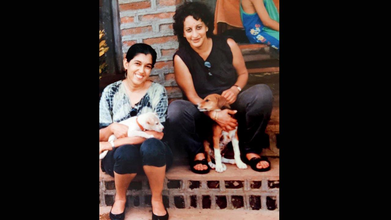 At Ratna’s farm in Vangani, 1998