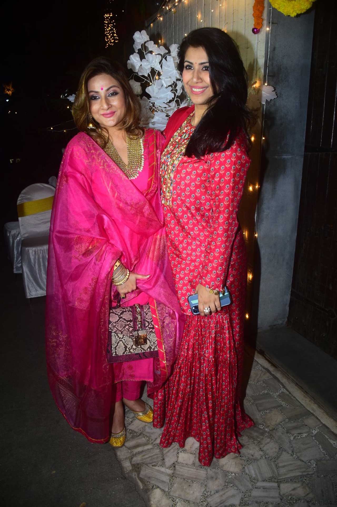 Television's OG Komolika, Urvashi Dholakia attended the bask wearing a hot pink salwar-kameez suit.