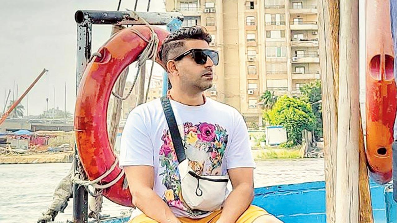 Kabir during the recce in Egypt