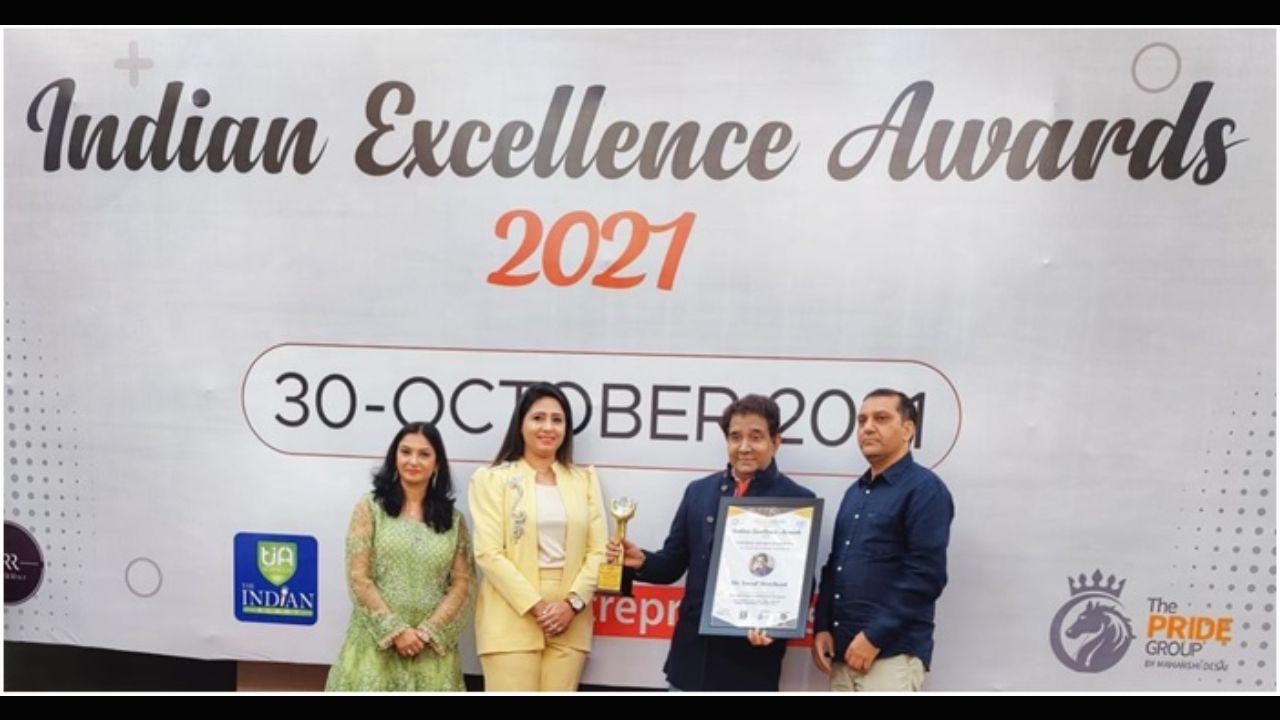 Dr Yusuf Merchant honoured with Indian Excellence Award