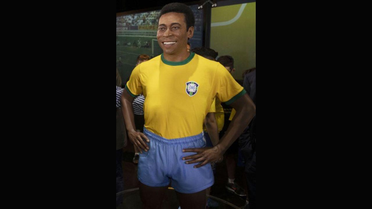 Pele has many records to his credit. On the global stage, he is the only player to win three FIFA World Cups with the national team in 1958, 1962 and 1970. It is not surprising that he is also the all-time top scorer for his boyhood club Santos with 643 goals in 659 games and the national team with 77 goals in 92 games. He also holds the Guinness World Record for scoring 1,279 goals (including friendlies) in 1,363 games – the most career goals by a football player. A picture of Pele's wax statue unveiled on the 50th anniversary of the 1970 World Cup victory at the Selecao Museum in Rio de Janeiro, Brazil on February 20, 2020. Photo: AFP