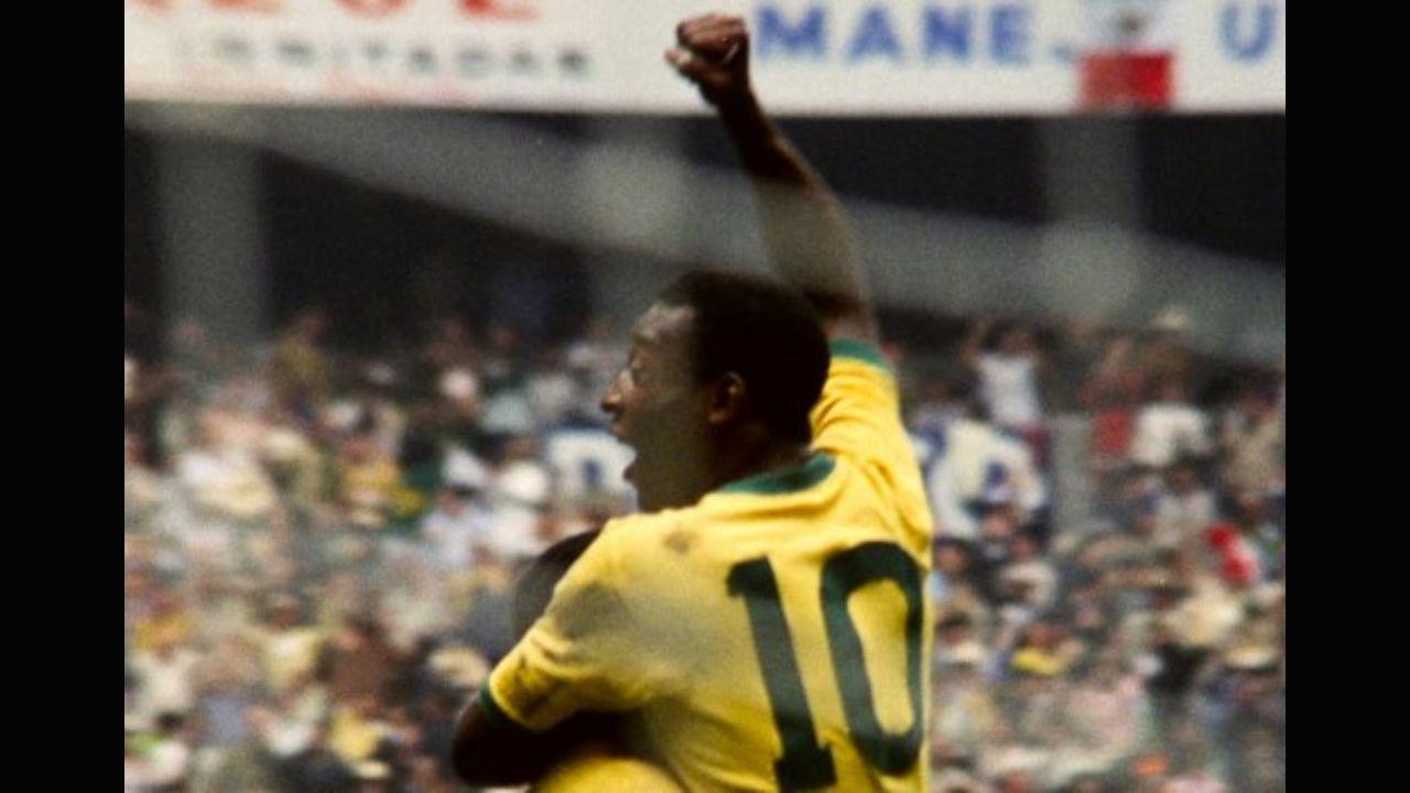 Over the years, when he represented Brazil in the 1958 and 1962 FIFA World Cups, his popularity grew, and Pele was sought after by many clubs including Real Madrid, Juventus, Manchester United and Inter Milan. However, it never happened because Santos’ club fans opposed it after the latter was close to finalising a deal. The Brazilian president Jânio Quadros at the time declared him as ‘a national treasure’ in 1961 to prevent him from being transferred to another country. Here is a video grab made available by the Netflix communication department on January 13, 2021, showing Brazilian former footballer Pele celebrating. Photo: AFP 