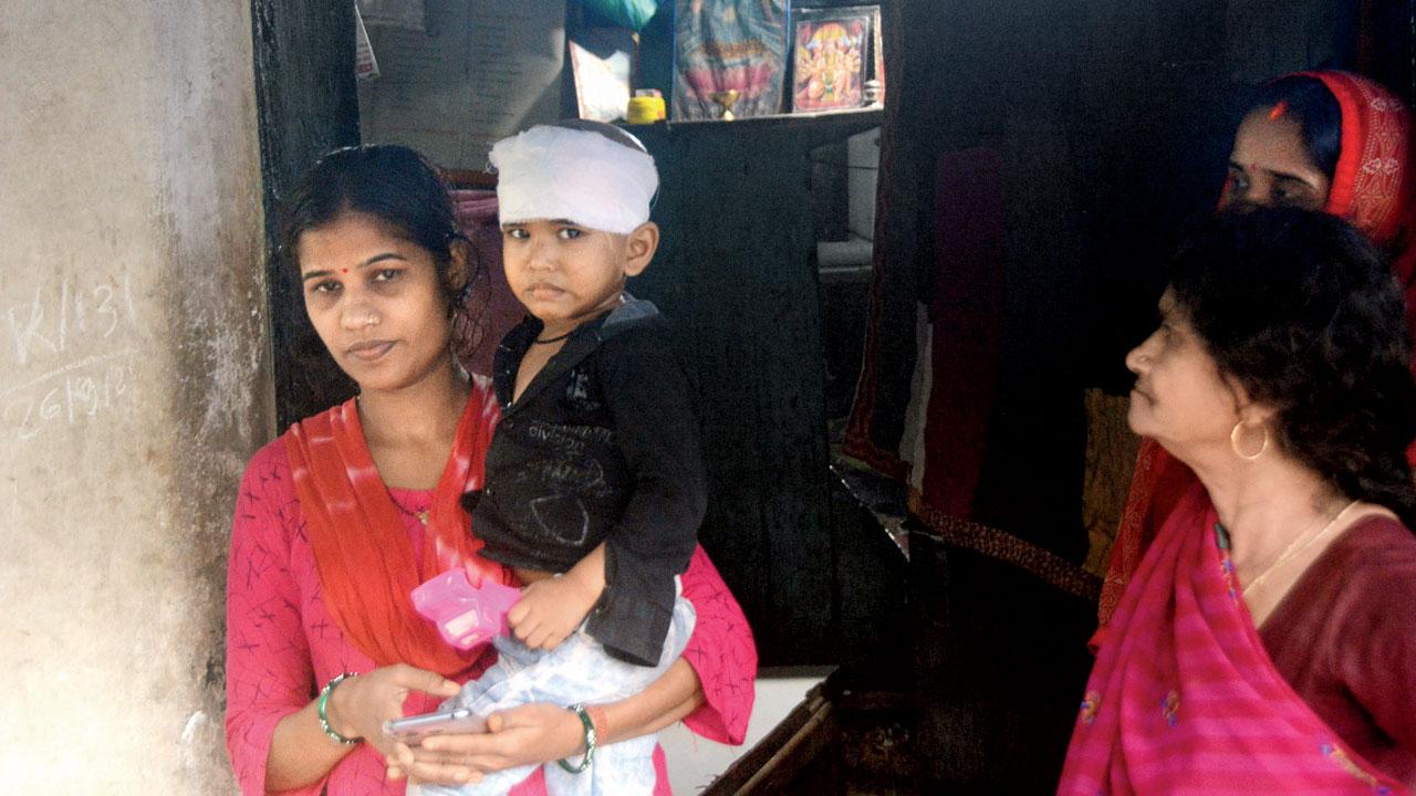 Aayush Yadav, 4, was injured by a leopard at Aarey on September 27