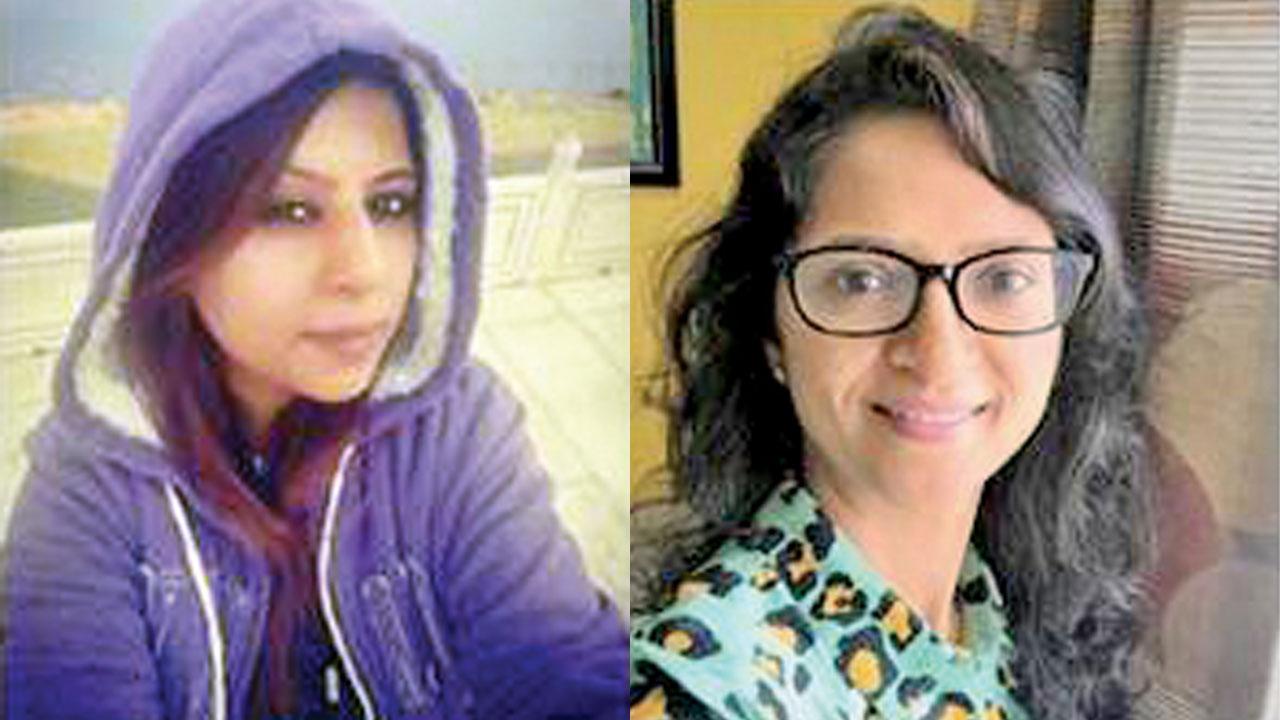 (From left) Almas Virani; Sweta Samota