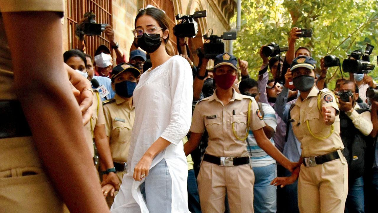 Ananya Pandey quizzed by NCB on WhatsApp chats with Aryan Khan