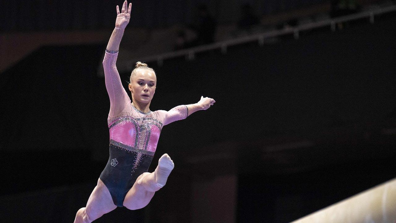 Melnikova wins World gold in Biles’s absence