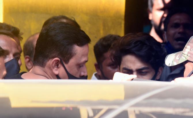 Aryan Khan, son of Bollywood superstar Shah Rukh Khan and Gauri Khan, walked out of Arthur Road prison after 22 days in the central Mumbai facility.