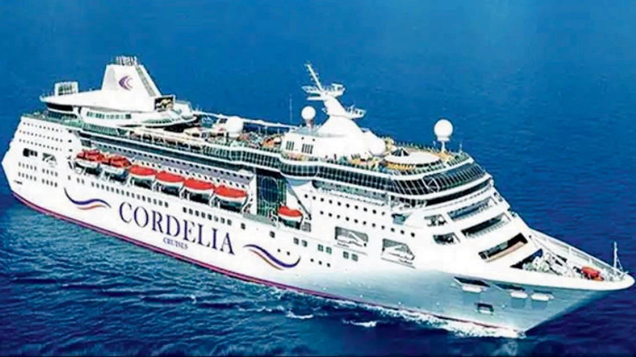Cruise liner Cordelia where the party was busted