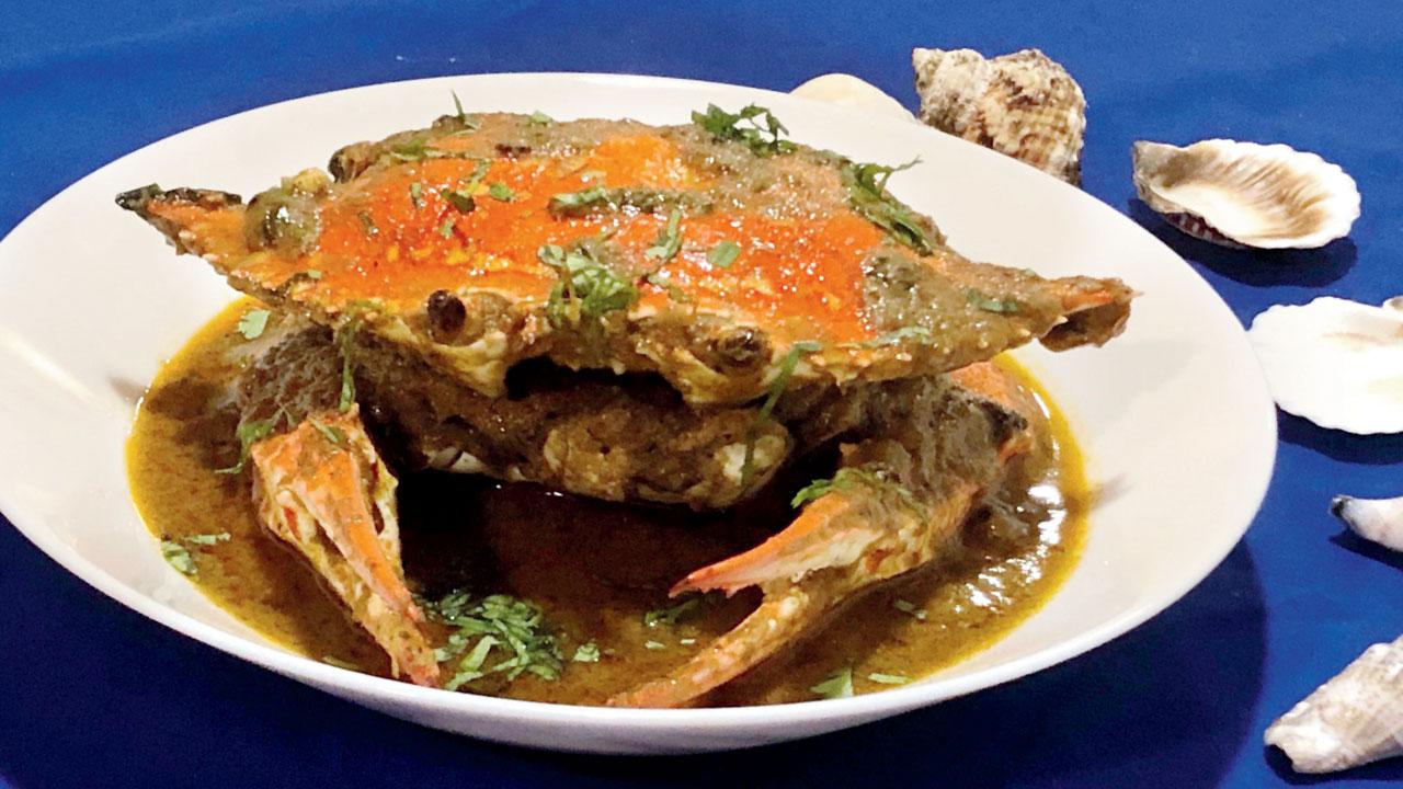 Malvani crab curry
