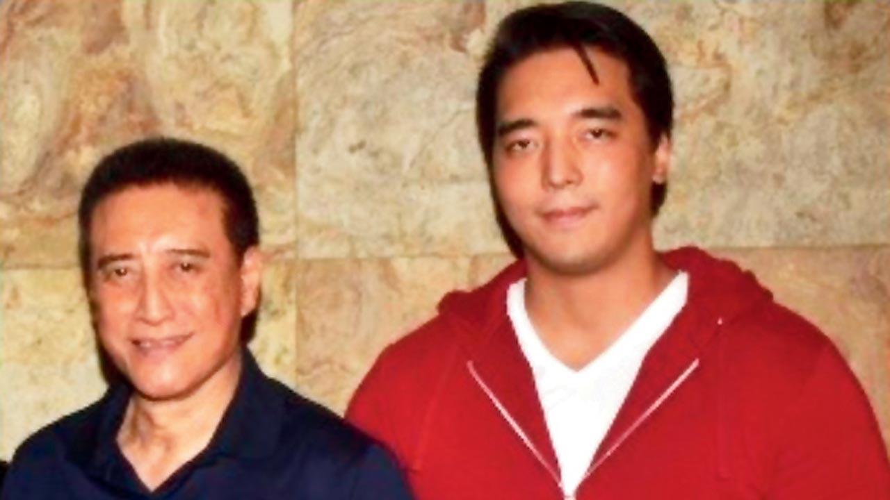 Danny Denzongpa with son Rinzing