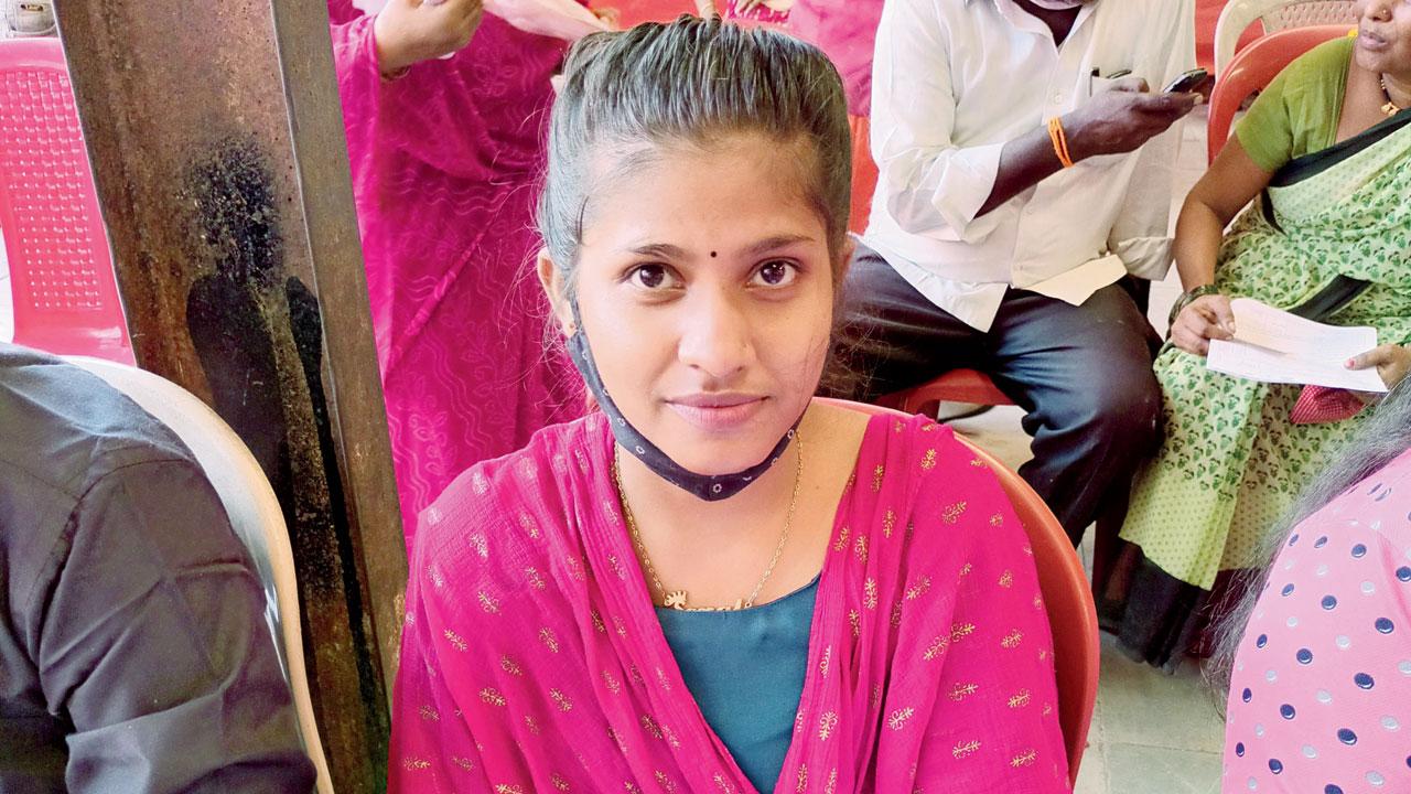 Sonal Patwa could not register for the vaccine earlier as she had lost her Aadhaar card