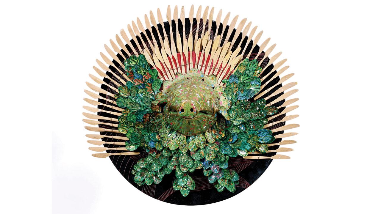 Farmerette which is a tribute to the Varahi, one of the eight Matrikas (Divine Mothers), who is boar-headed and comes with a plough as her weapon