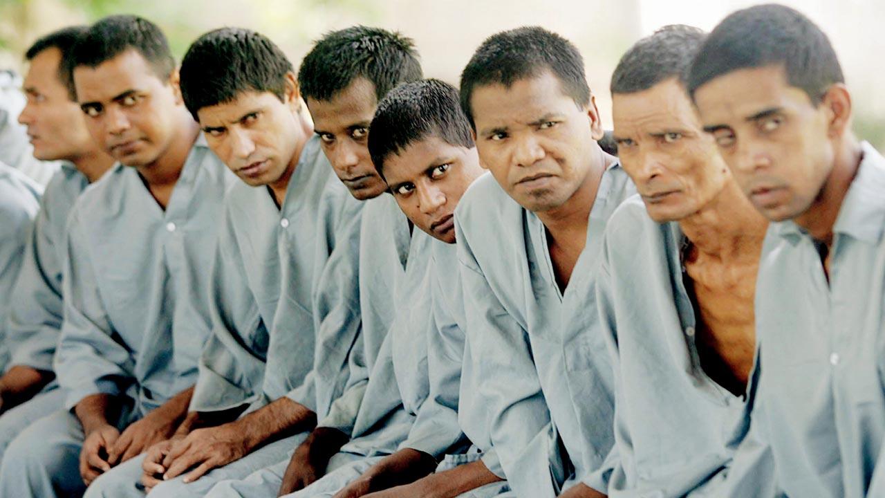 A file picture of Indian prisoners released from Pakistani jails, being treated for shock and trauma, at a hospital in Amritsar. Post the Partition, it took three years for the governments of India and Pakistan to “exchange their mentally ill patients in a single simultaneous exercise”. Pic/Getty Images