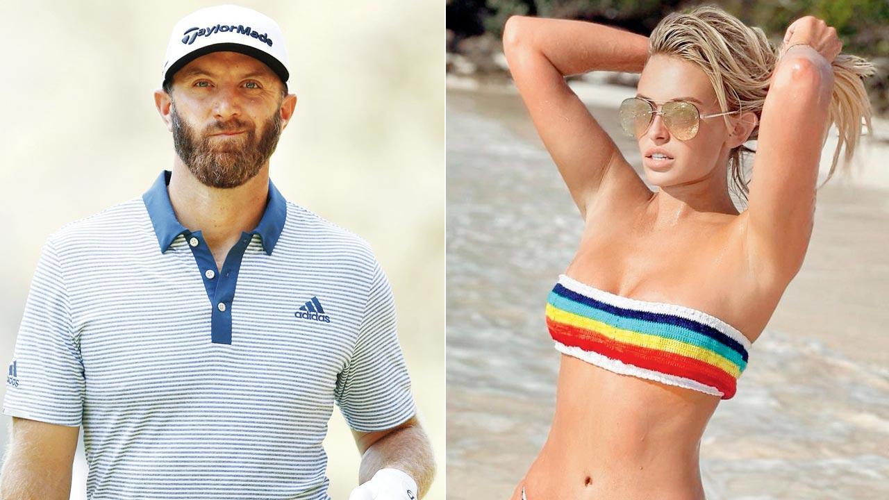 Golfer Johnson’s fiancee Gretzky is legally blind 