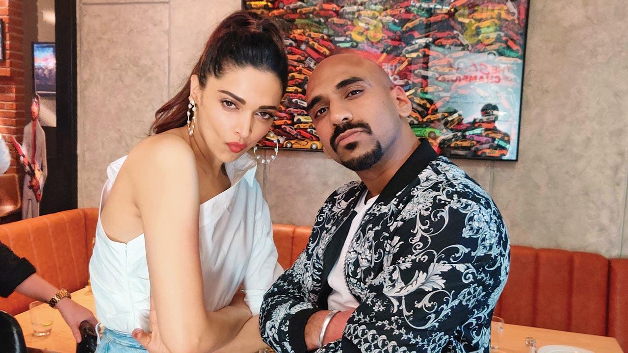 Deepika Padukone with Sahil Khattar