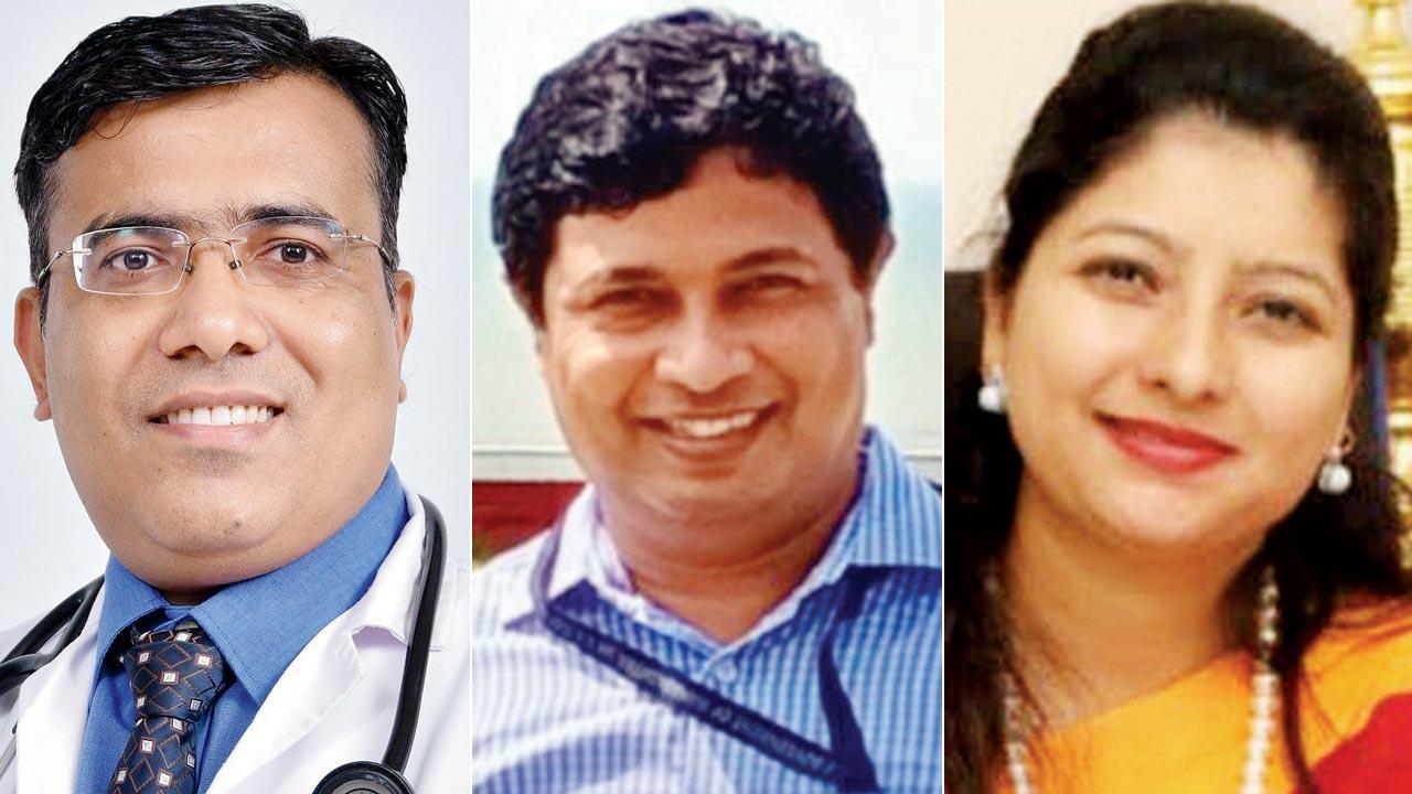 Dr Paritosh Baghel, Dr Dinesh Dhodi and Zeenat Syed