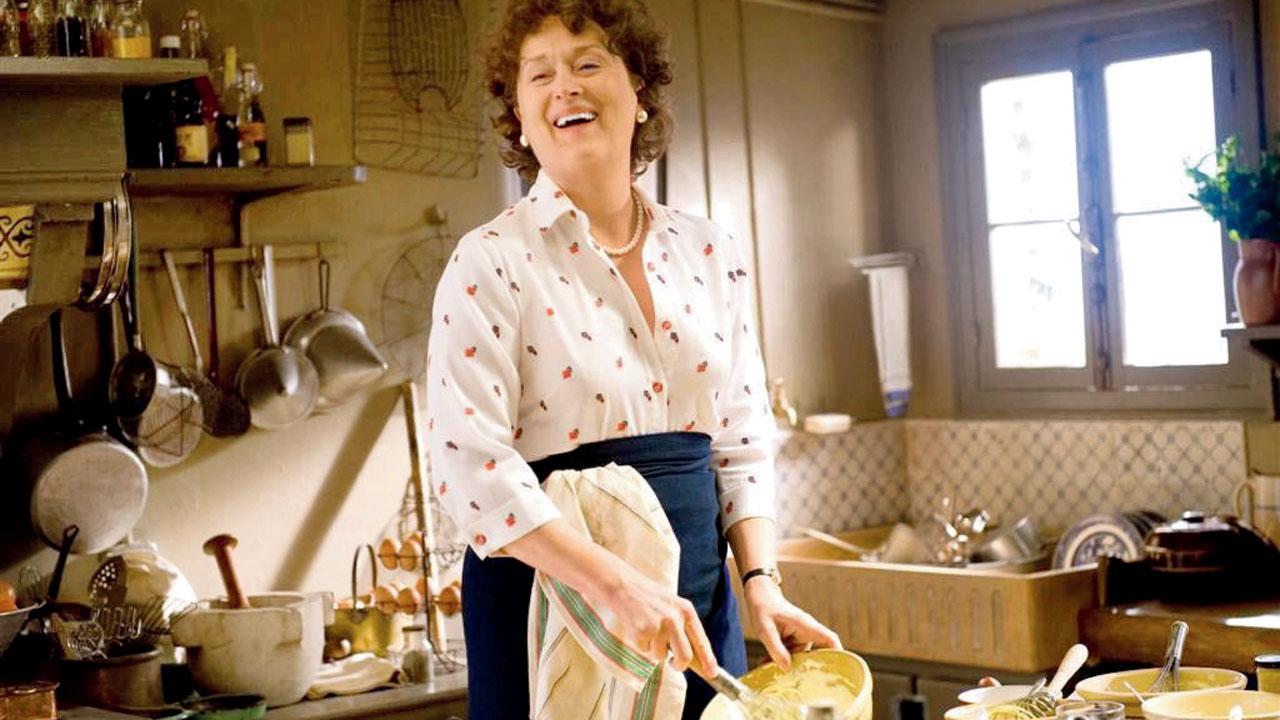 Meryl Streep in the film Julie and Julia