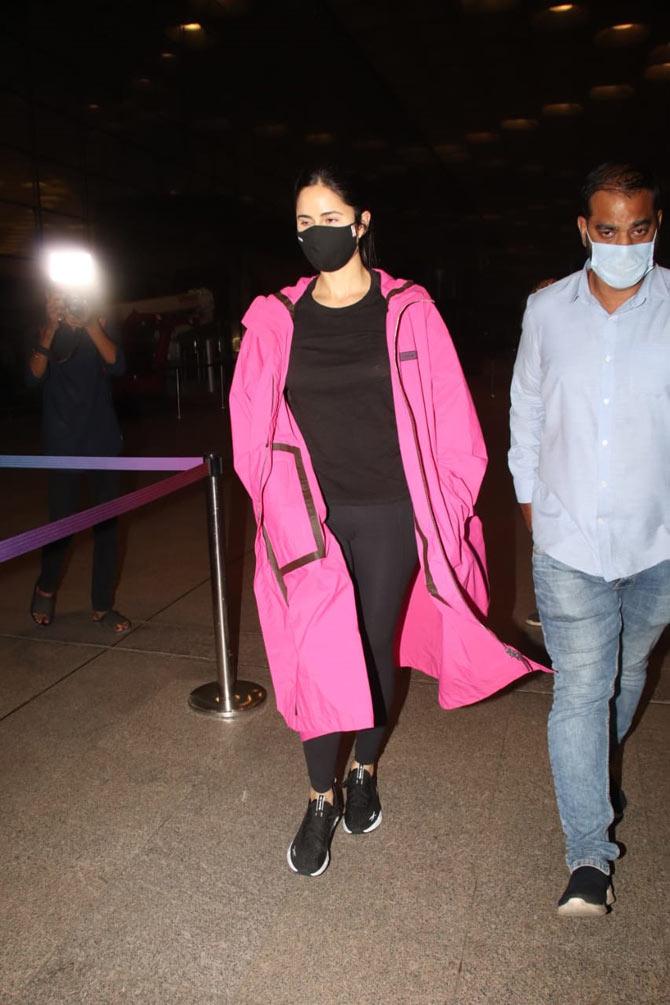 Katrina has three big projects coming up -- 'Sooryavanshi', 'Phone Bhoot', and 'Tiger 3'. She was last seen in a special appearance in the song 'Kudi Nu Nachne De' from the film 'Angrezi Medium' in 2020, and the film 'Bharat' in 2019.