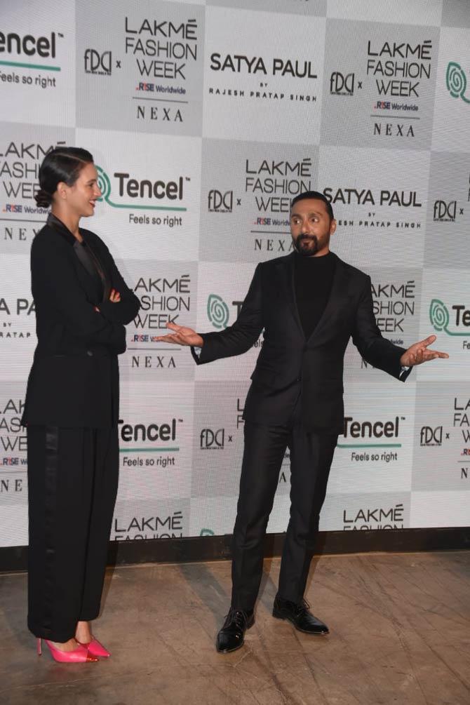 Actors Rahul Bose and Tripti Dimri walked the ramp for Satya Paul by Rajesh Pratap Singh on day 3 of Lakme Fashion Week 2021. Rajesh Pratap Singh was announced the new creative director of Satya Paul, and this was his first show after he took over.