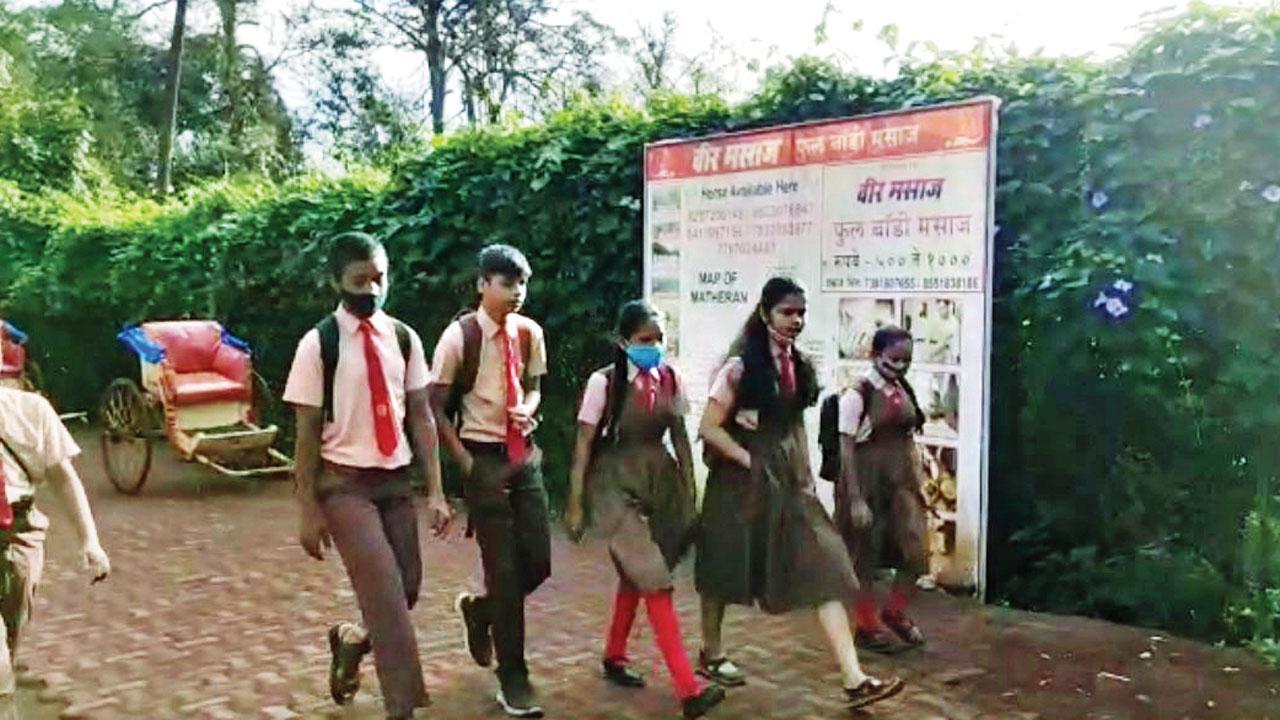 As schools reopen, Matheran students forced to walk up to 5 kms due to no vehicles 