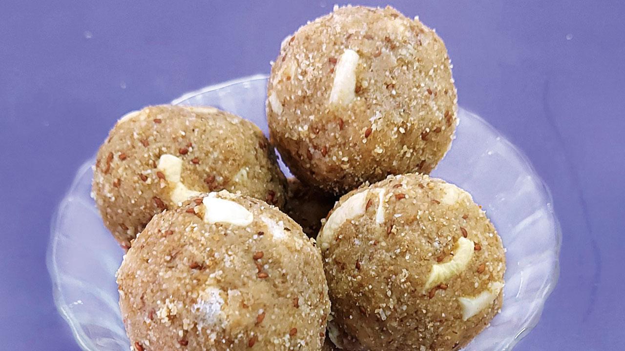 Methi dryfruit laddoo