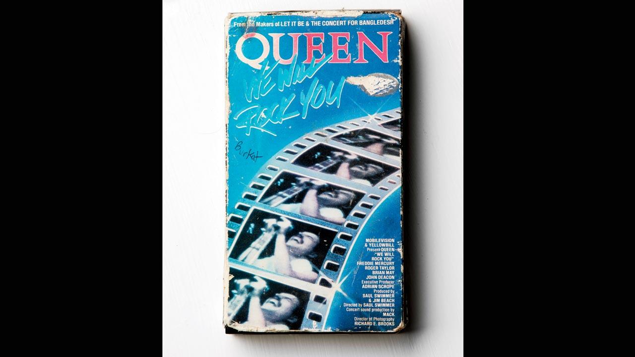 This VHS video box was salvaged by artist Tyler Henry from his basement studio at Smack Mellon, an arts organisation on Brooklyn’s waterfront. His studio there  was severely damaged by seven feet of floodwater during Superstorm Sandy in 2012