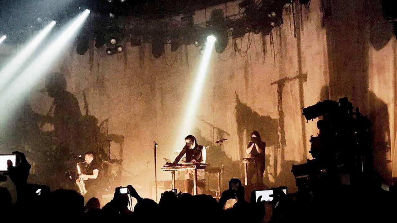 Nine Inch Nails blend industrial rock with electronic elements