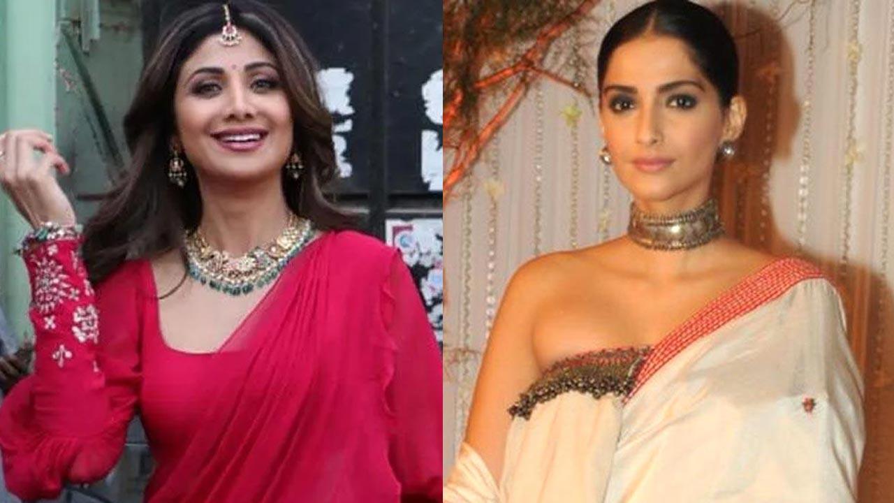 Navratri 2021: Shilpa Shetty, Sonam Kapoor Ahuja dish out purple outfit inspiration