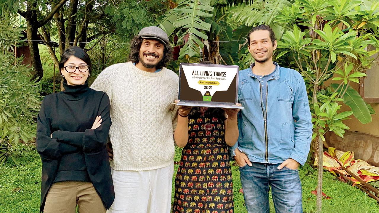 (From left) Neha Shrestha, Kunal Khanna and Rudransh Mathur, the co-founders of ALT EEF