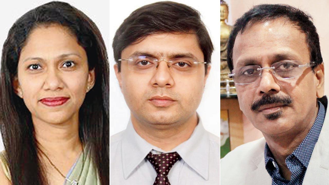 Dr Anagha Chhatrapati, Dr Amin Kaba and Dr Pradeep Mahajan