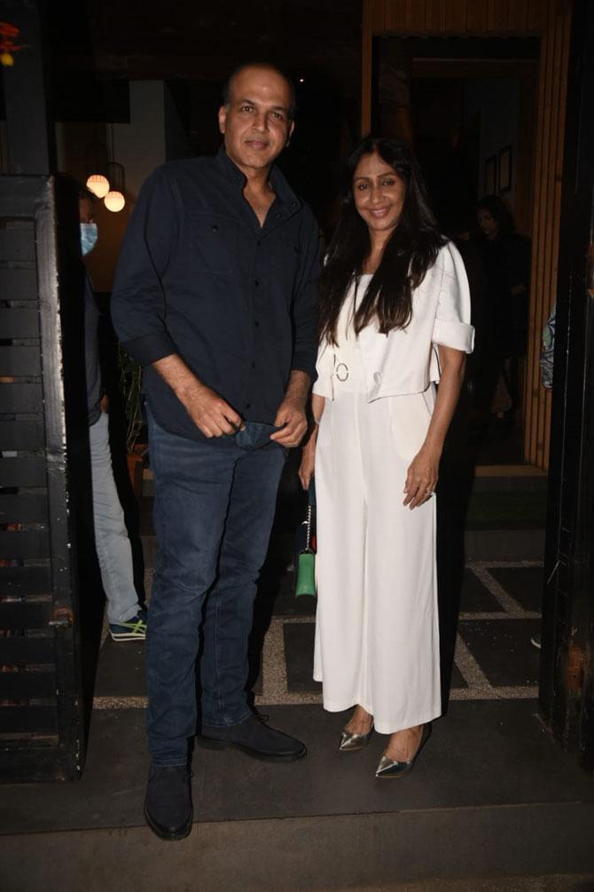Avinash's brother, filmmaker Ashutosh and wife Sunita Gowariker, were also present at Shazia's birthday party in Bandra, Mumbai. Ashutosh Gowariker last directed the film 'Panipat' in 2019.