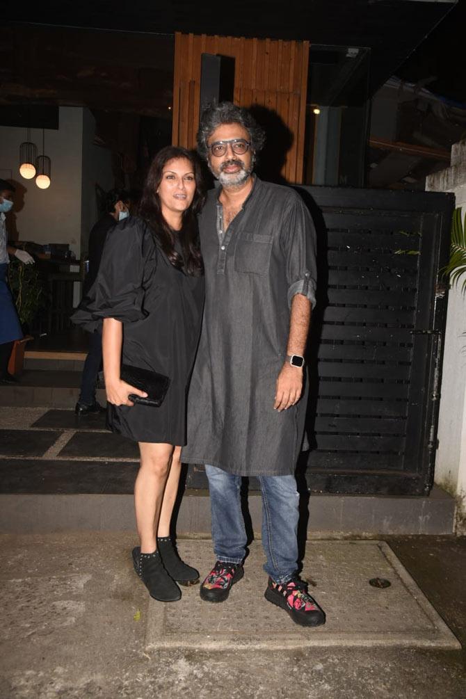 Photographer Avinash Gowariker's wife Shazia celebrated her birthday at a popular restaurant in Bandra, Mumbai, with some close friends. The birthday girl looked lovely in a black dress paired with black boots.