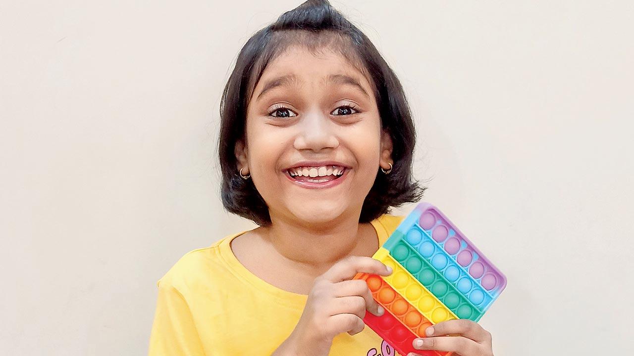 Shalini Daniel’s daughter Avisha Breonna, 10, first saw Pop It on a YouTube video by content creators Vlad and Niki